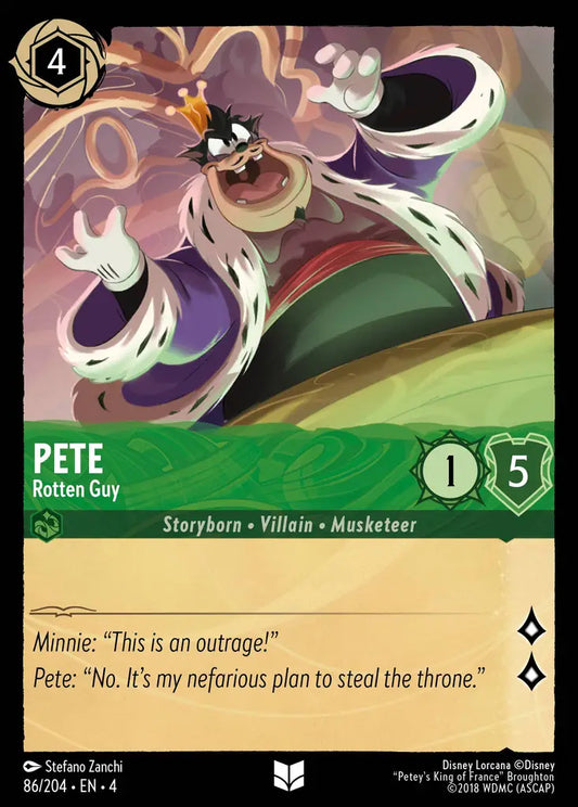 Pete - Rotten Bad Guy - 86/204 - Uncommon