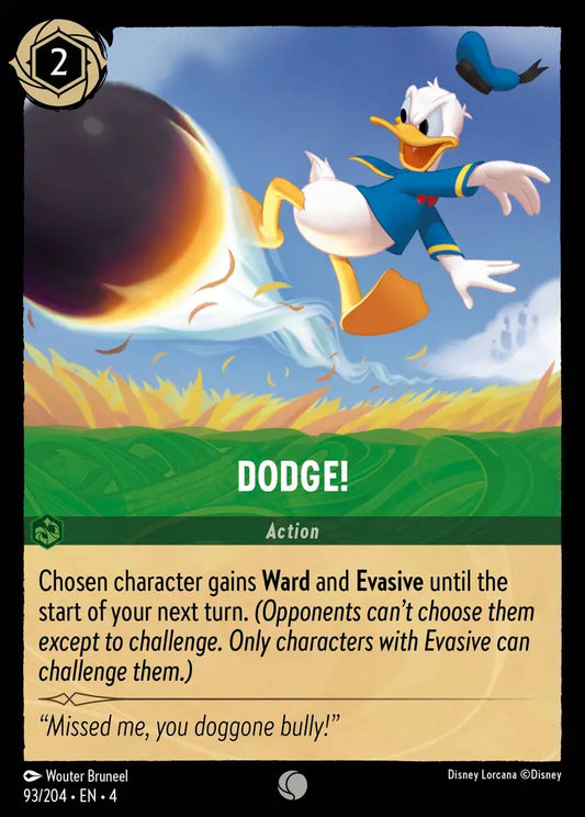 Dodge! - 93/204 - Common - Ursula’s Return - Disney Lorcana
