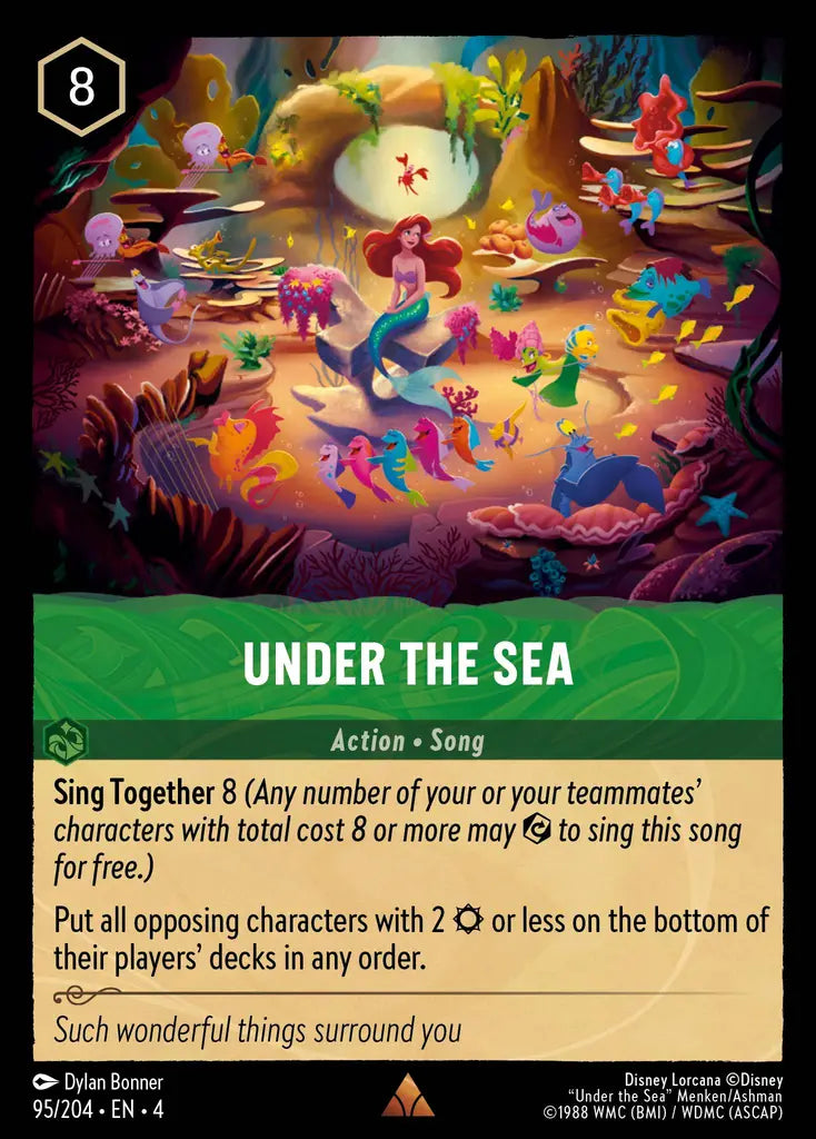 Under The Sea - 95/204 - Rare - Ursula’s Return - Disney Lorcana