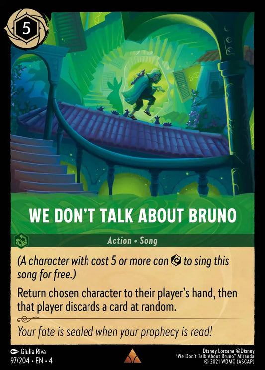We Don't Talk About Bruno - 97/204 - Rare - Ursula’s Return - Disney Lorcana