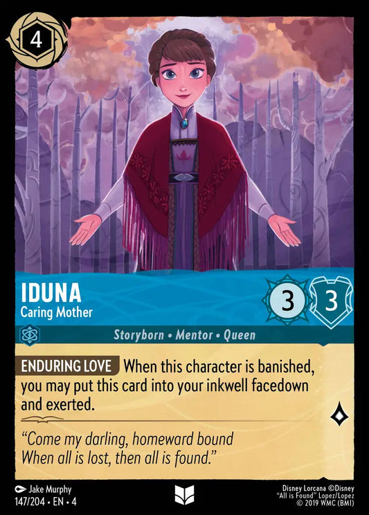 Iduna - Caring Mother - 147/204 - Uncommon - Ursula’s Return - Disney Lorcana