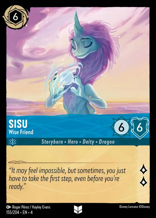 Sisu - Wise Friend - 155/204 - Uncommon - Ursula’s Return - Disney Lorcana