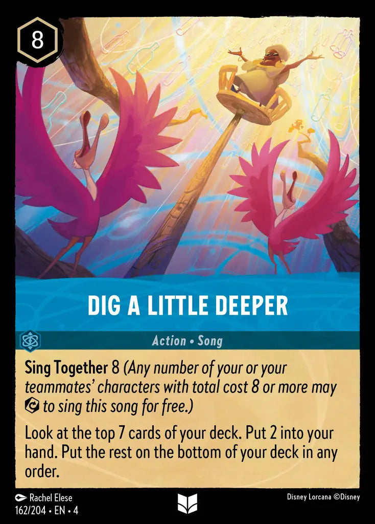 Dig A Little Deeper - 162/204 - Uncommon - Ursula’s Return - Disney Lorcana