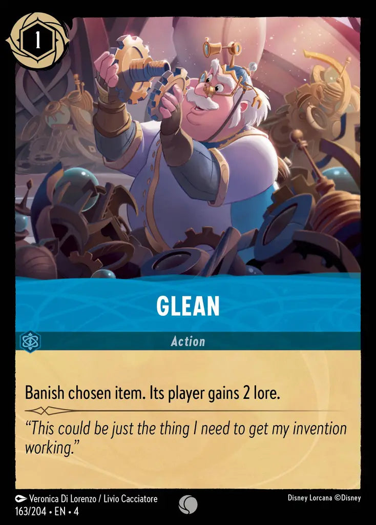 Glean - 163/204 - Common - Ursula’s Return - Disney Lorcana