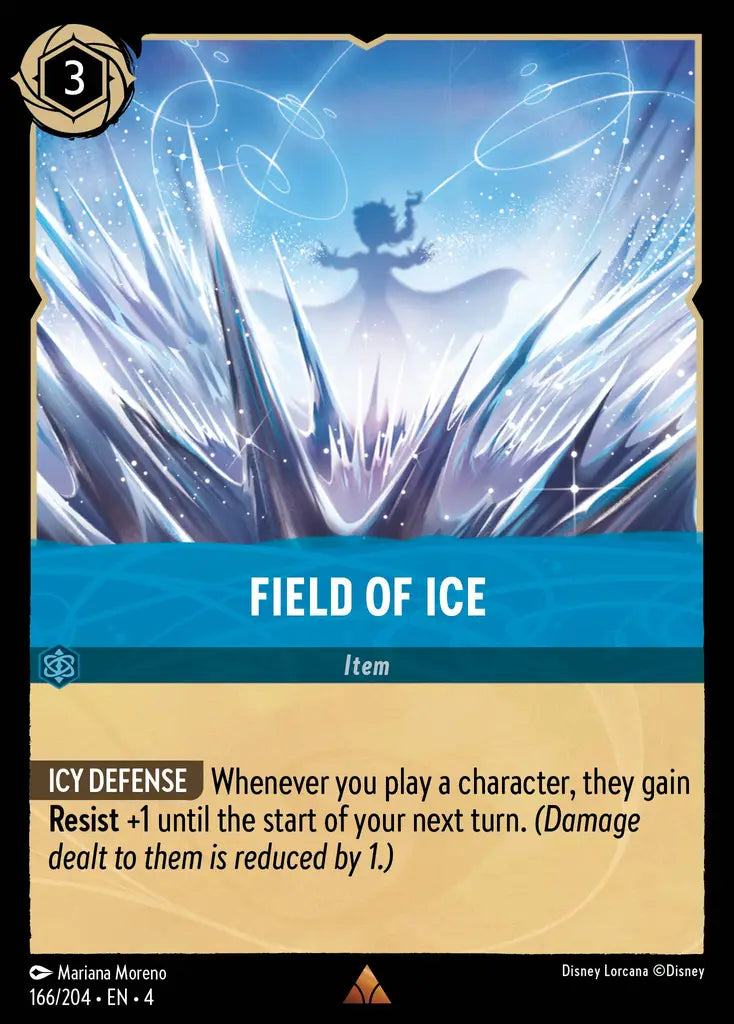 Field of Ice - 166/204 - Rare - Ursula’s Return - Disney Lorcana