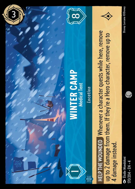 Winter Camp - Medical Tent - 170/204 - Common - Ursula’s Return - Disney Lorcana