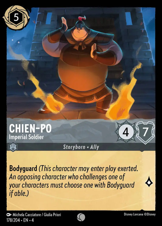 Chien-Po - Imperial Soldier - 178/204 - Common - Ursula’s Return - Disney Lorcana