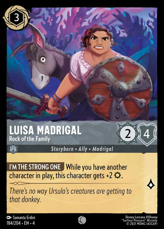 Luisa Madrigal - Rock of the Family - 184/204 - Common - Ursula’s Return - Disney Lorcana