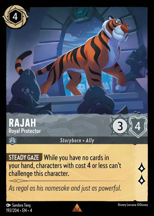 Rajah - Royal Protector - 192/204 - Rare - Ursula’s Return - Disney Lorcana