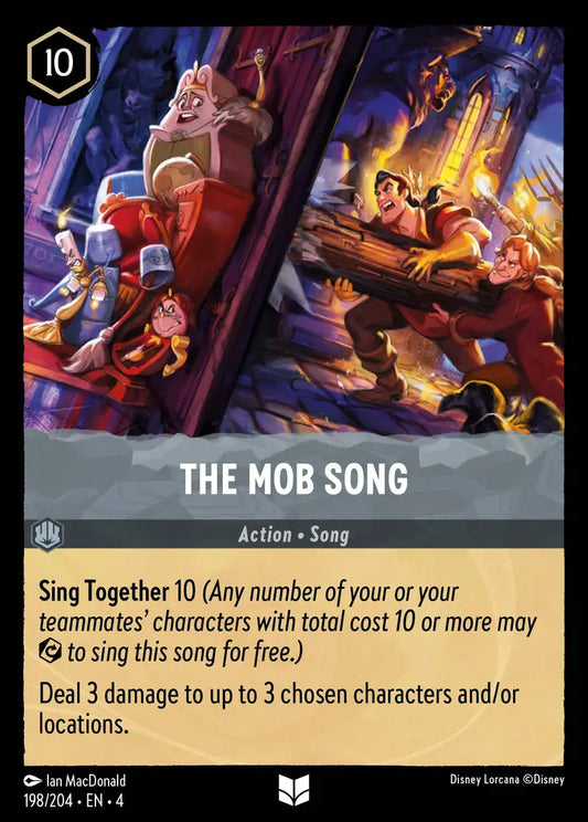 The Mob Song - 198/204 - Uncommon - Ursula’s Return - Disney Lorcana