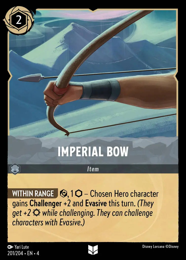 Imperial Bow - 201/204 - Uncommon - Ursula’s Return - Disney Lorcana