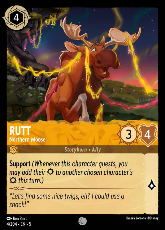 Rutt - Nothern Moose - 4/204 - Common - Shimmering Skies - Disney Lorcana