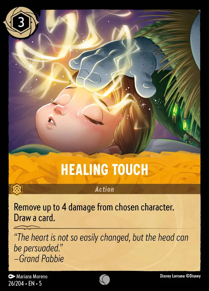 Healing Touch - 26/204 - Common - Shimmering Skies - Disney Lorcana