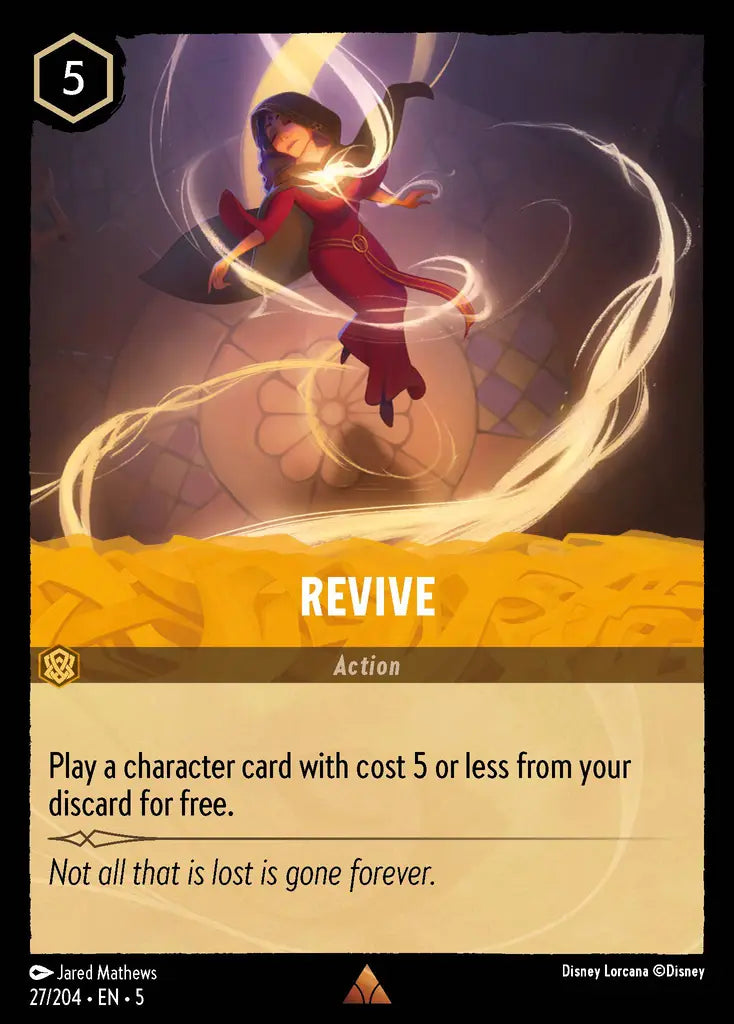 Revive - 27/204 - Rare - Shimmering Skies - Disney Lorcana