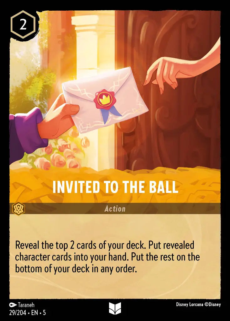 Invited to the Ball - 29/204 - Uncommon - Shimmering Skies - Disney Lorcana