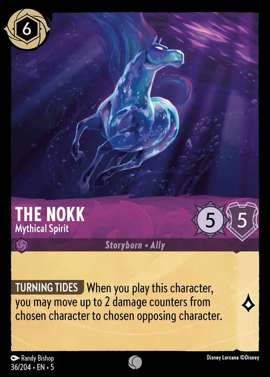 The Nokk - Mythical Spirit - 36/204 - Common - Shimmering Skies - Disney Lorcana