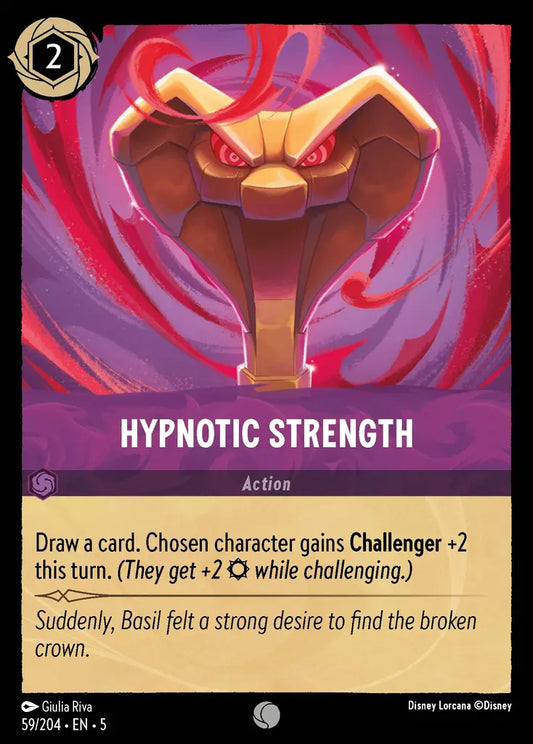 Hypnotic Strength - 59/204 - Common - Shimmering Skies - Disney Lorcana