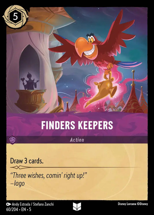 Finders Keepers - 60/204 - Uncommon - Shimmering Skies - Disney Lorcana