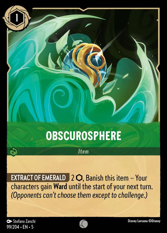 Obscurosphere - 99/204 - Common - Shimmering Skies - Disney Lorcana