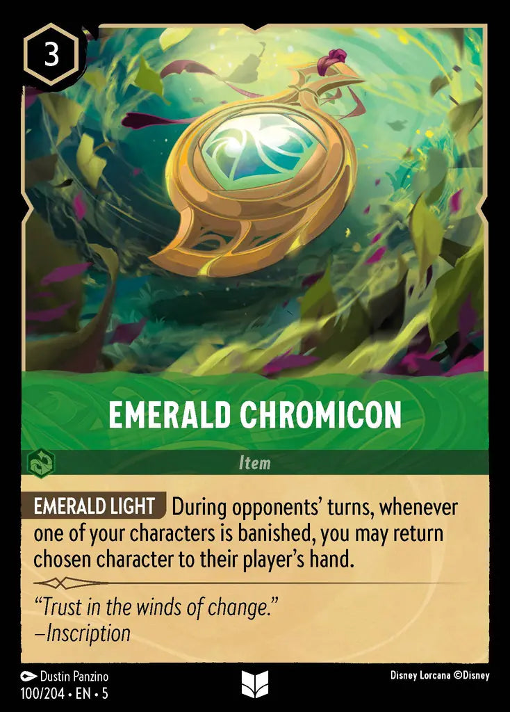 Emerald Chromicon - 100/204 - Uncommon - Shimmering Skies - Disney Lorcana