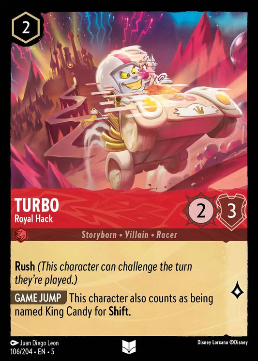 Turbo - Royal Hack - 106/204 - Uncommon - Shimmering Skies - Disney Lorcana