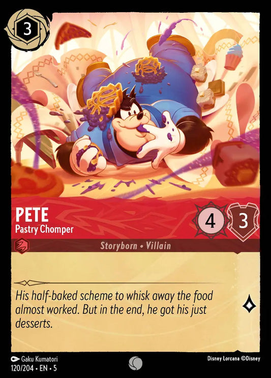 Pete - Pastry Chomper - 120/204 - Common - Shimmering Skies - Disney Lorcana