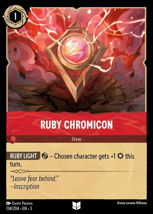 Ruby Chromicon - 134/204 - Uncommon - Shimmering Skies - Disney Lorcana