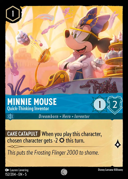 Minnie Mouse - Quick-Thinking Inventor - 152/204 - Common - Shimmering Skies - Disney Lorcana