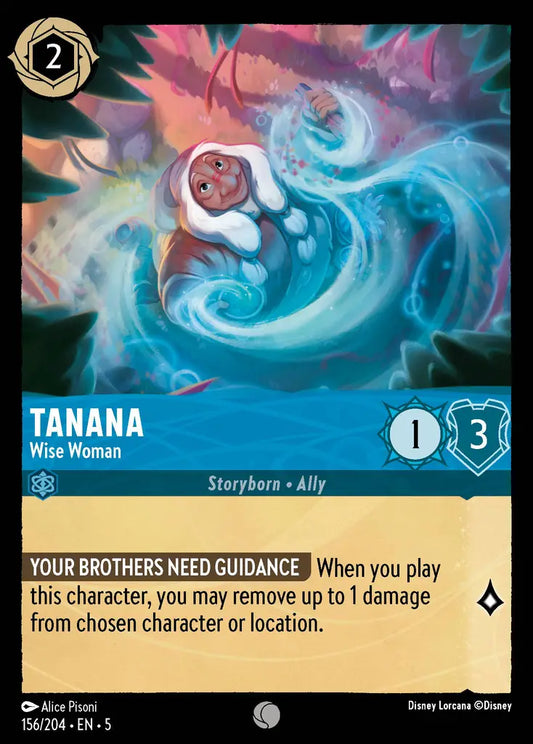 Tanana - Wise Woman - 156/204 - Common - Shimmering Skies - Disney Lorcana
