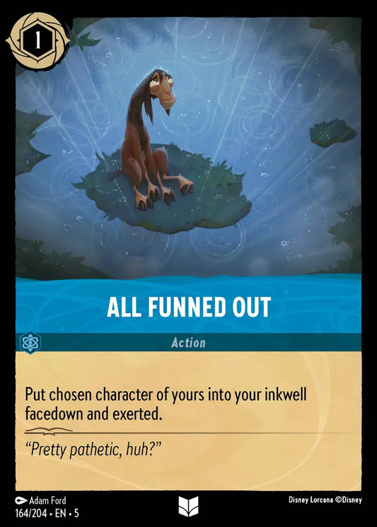 All Funned Out - 164/204 - Uncommon - Shimmering Skies - Disney Lorcana