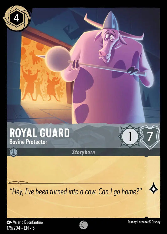 Royal Guard - Bovine Protector - 175/204 - Common - Shimmering Skies - Disney Lorcana