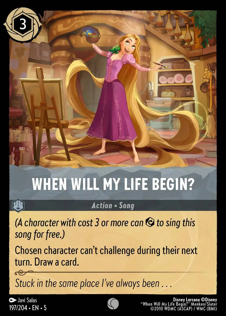 When Will My Life Begin? - 197/204 - Common - Shimmering Skies - Disney Lorcana