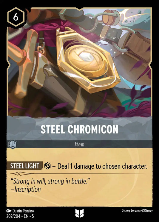 Steel Chromicon - 202/204 - Uncommon - Shimmering Skies - Disney Lorcana