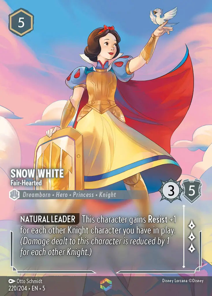 Snow White - Fair-Hearted - 220/204 - Enchanted - Shimmering Skies - Disney Lorcana