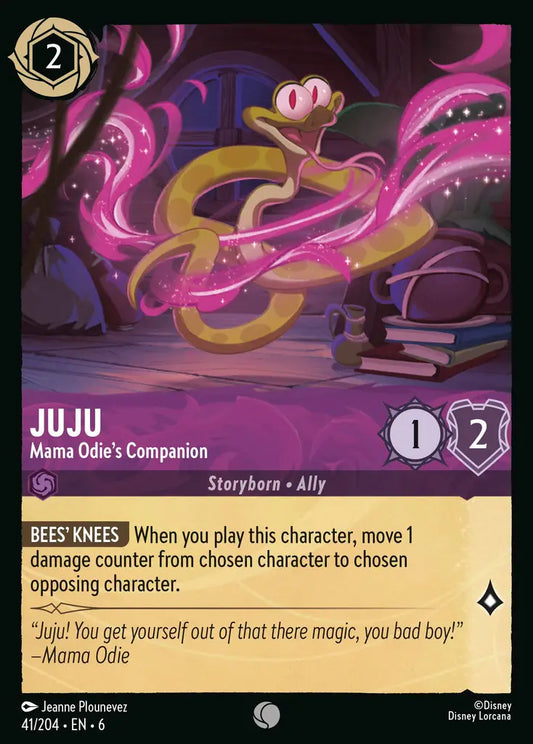 Juju - Mama Odie's Companion - 41/204 - Common - Azurite Sea - Disney Lorcana