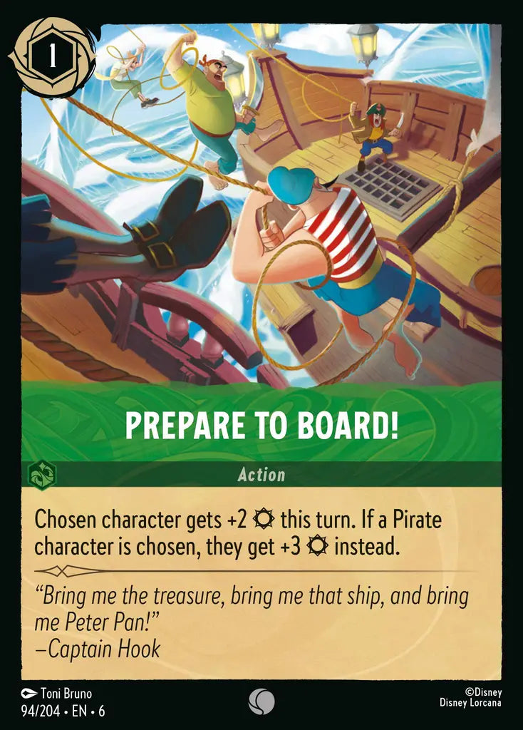 Prepare to Board! - 94/204 - Common - Azurite Sea - Disney Lorcana