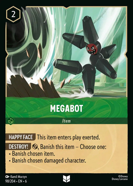 Megabot - 98/204 - Uncommon - Azurite Sea - Disney Lorcana