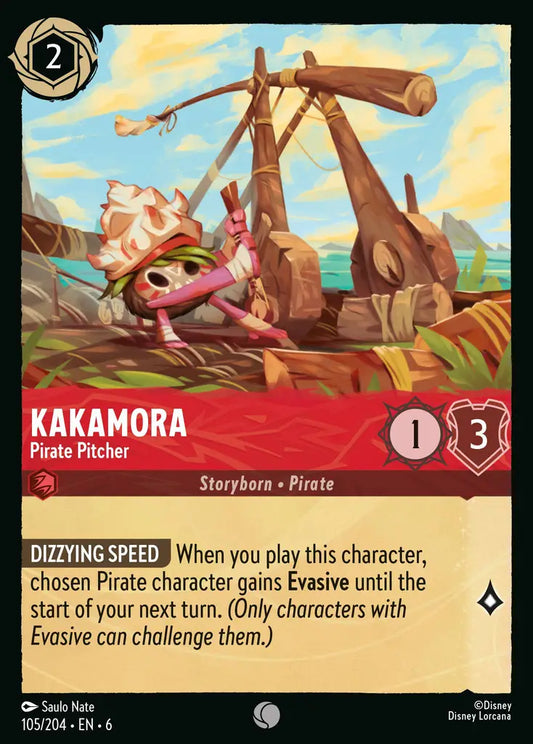 Kakamora - Pirate Pitcher - 105/204 - Common - Azurite Sea - Disney Lorcana