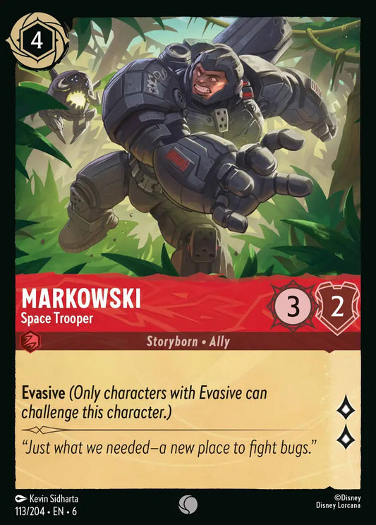 Markowski - Space Trooper - 113/204 - Common - Azurite Sea - Disney Lorcana