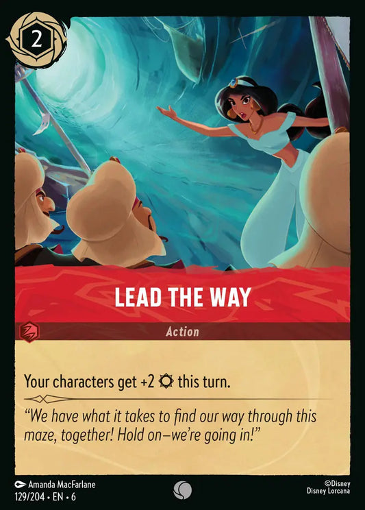 Lead the Way - 129/204 - Common - Azurite Sea - Disney Lorcana