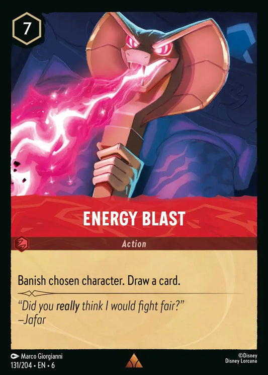 Energy Blast - 131/204 - Rare - Azurite Sea - Disney Lorcana
