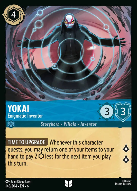 Yokai - Enigmatic Inventor - 143/204 - Uncommon - Azurite Sea - Disney Lorcana