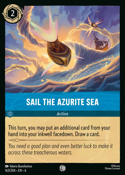Sail The Azurite Sea - 163/204 - Common - Azurite Sea - Disney Lorcana