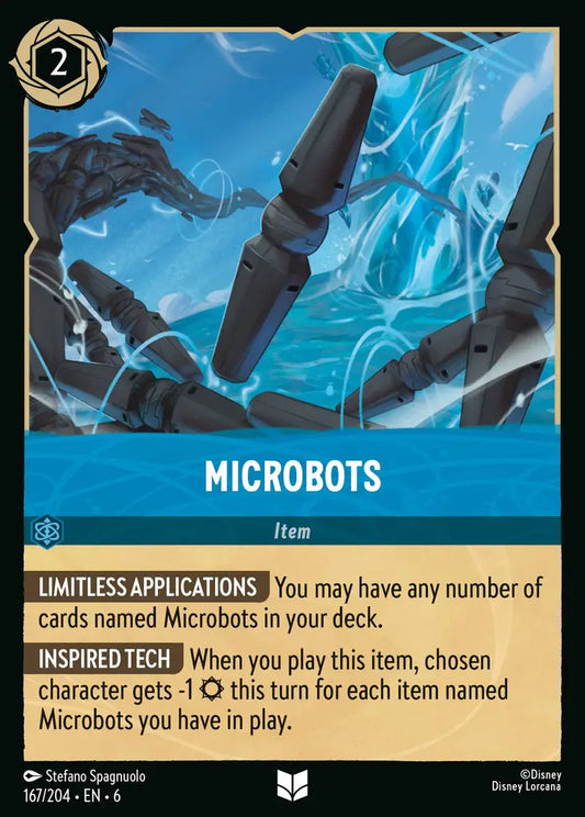 Microbots - 167/204 - Uncommon - Azurite Sea - Disney Lorcana