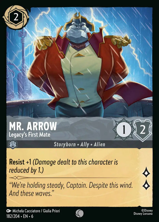 Mr. Arrow - Legacy's First Mate - 182/204 - Common - Azurite Sea - Disney Lorcana