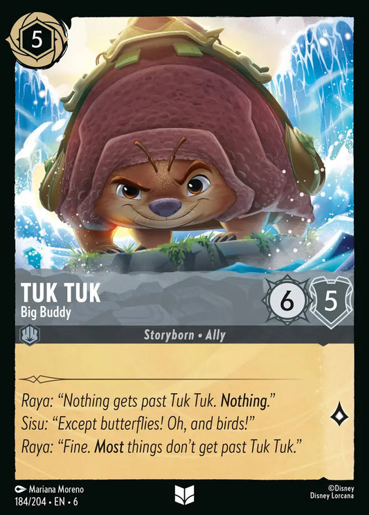 Tuk Tuk - Big Buddy - 184/204 - Uncommon - Azurite Sea - Disney Lorcana
