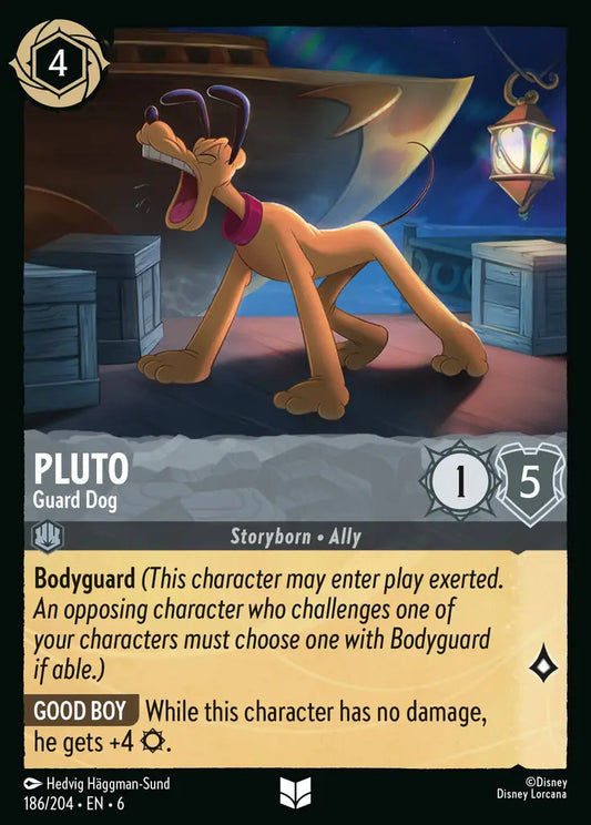Pluto - Guard Dog - 186/204 - Uncommon - Azurite Sea - Disney Lorcana
