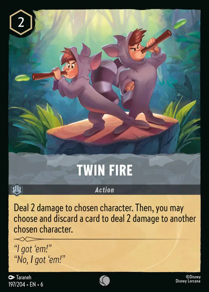Twin Fire - 197/204 - Common - Azurite Sea - Disney Lorcana