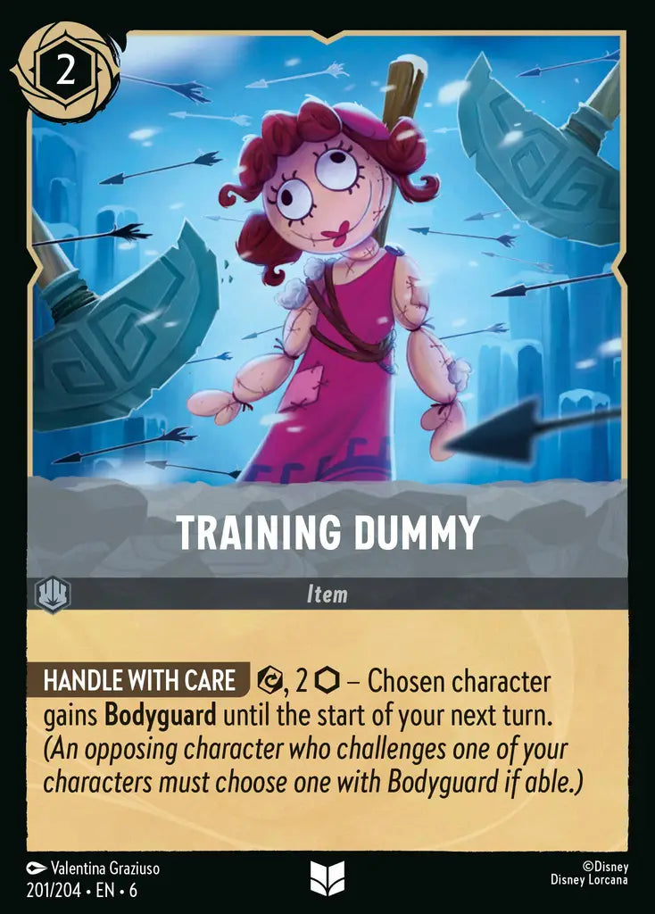Training Dummy - 201/204 - Uncommon - Azurite Sea - Disney Lorcana