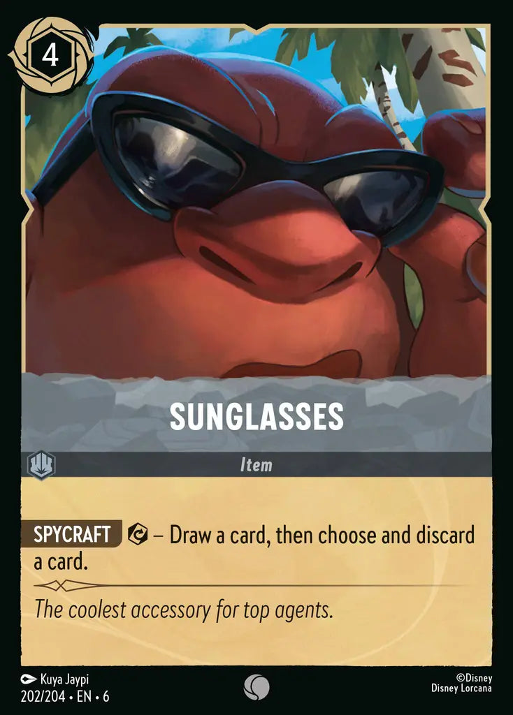 Sunglasses - 202/204 - Common - Azurite Sea - Disney Lorcana